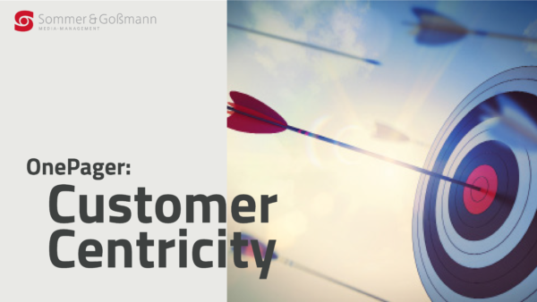 OnePager: "Customer Centricity"